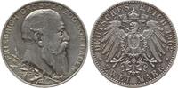 Kaiserreich Deutschland, Großherzogtum Baden 2 Mark Friedrich I., 1856 - 1907 -