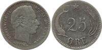 Dänemark, Königreich 25 Öre Christian IX., 1863 - 1906 -