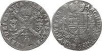 1/2 Patagon o.J. Spanische Niederlande, Brabant Albert und Isabella, 1598 - 1621, Antwerpen Fast sehr schön, winz. SR