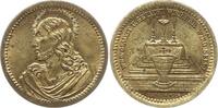 Deutschland Kleine Taufmedaille, Messing Brb. Jesus / Altar, davor Kelch, WER GLAUBT U. GETAUFT WIRD DER WIRD SELIG -
