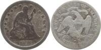 USA Seated Liberty Quarter San Francisco -