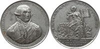 Zinnmedaille 1797 Großbritannien, Königreich George III., 1760 - 1820, v. Wyon, Schlacht bei Camperdown, Admiral Duncan Selten, fast vorzüglich m...