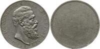 Deutschland, Kaiserreich, Preußen, Königreich 2 Mark Probe Friedrich III., 1888, v. Lauer, Probe in 2 Mark Gewicht und Durchmesser -