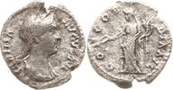 Römische Kaiserzeit Denar Sabina, Gattin des Hadrian, CONCOR - DIA AVG, Concordia stehend, Doppelfüllhorn -