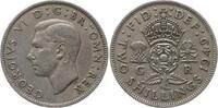 Großbritannien 2 Shillings George VI., 1936 - 1952 -