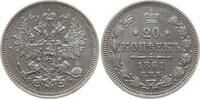 Russland, Kaiserreich 20 Kopeken Alexander II., 1855 - 1881, St. Petersburg, Fedor Blum -