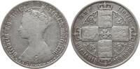Großbritannien Gothic Florin (2 Shillings) Victoria, 1837 - 1901 -