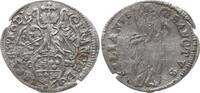 Schilling 1635 Würzburg, Bistum Franz von Hatzfeld, 1631 - 1642, Jz. gerade neben dem unteren Wappen Selten, ehr schön, min. SR