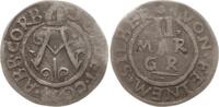 Corvey, Abtei 2 Mariengroschen Feinsilber Arnold von Waldois, 1638 - 1661, Höxter -