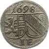 Salzburg, Erzbistum Einseitiger Pfennig Johann Ernst von Thun und Hohenstein, 1687 - 1709 -