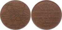Frankreich, Gouvernement de la Défense Nationale Bronzemedaille v. Herluison, Combats de Ladon, Juranville, Mézières et Beaune-de-la-Rolande -