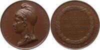 Frankreich, 3. Republik, Siège de Paris Bronzemedaille v. Caqué u. Massonnet, La commune de St-Maur, à la société des amis de Londres -