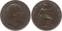 Großbritannien Farthing Edward VII., 1901 - 1910 -