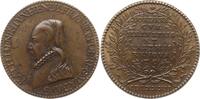 Frankreich, Königreich Renaissance Bronzemedaille Henri III., 1574-1589, v. Germain Pilon, Erneuerung des Vertrags von Solothurn -