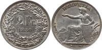 2 Franken 1850 A Schweiz  Vorzüglich