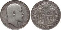 Großbritannien 1/2 Crown Edward VII., 1901 - 1910 -