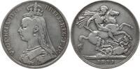 Großbritannien 1 Crown Victoria, 1837 - 1901 -