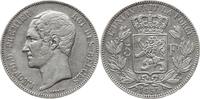 Belgien, Königreich 5 Francs Leopold I., 1830 - 1865 -