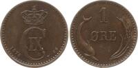 1 Öre 1874 Dänemark, Königreich Christian IX., 1863 - 1906 Sehr schön - vorzüglich