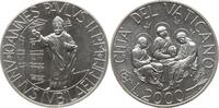 Vatikan 2000 Lire Paul II., 1978 - 2005, auf das Heilige Jahr -