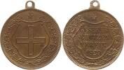 Westfalen, Stadt Geseke Tragbare Bronzemedaille St. Sebastianus Schützen Bruderschaft, Festabzeichen des Geseker Schützenvereins -