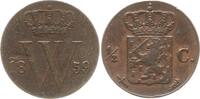 Niederlande, Königreich 1/2 Cent Wilhelm III., 1849 - 1890 -