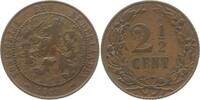 Niederlande, Königreich 2 1/2 Cent Wilhelmina, 1890 - 1948 -
