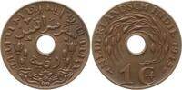 Niederländisch Ostindien 1 Cent Wilhelmina, 1890 - 1948 -