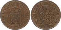 Niederländisch Ostindien 1 Cent Wilhelmina, 1890 - 1948 -