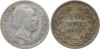 Niederlande, Königreich 10 Cent Wilhelm III., 1849 - 1890 -