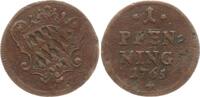 Bayern, Kurfürstentum 1 Pfennig Maximilian III. Joseph, 1745 - 1777 -