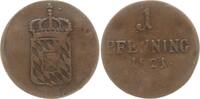 Bayern, Königreich 1 Pfennig Maximilian I. Joseph, 1806 - 1825 -