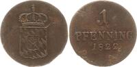 Bayern, Königreich 1 Pfennig Maximilian I. Joseph, 1806 - 1825 -