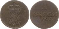 Bayern, Königreich 1 Pfennig Maximilian I. Joseph, 1806 - 1825 -