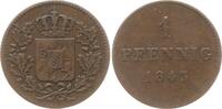 Bayern, Königreich 1 Pfennig Ludwig I., 1825 - 1848 -