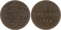 Bayern, Königreich 1 Pfennig Ludwig I., 1825 - 1848 -