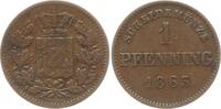 Bayern, Königreich 1 Pfennig Maximilian II., 1848 - 1864 -
