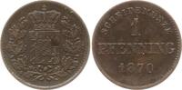 Bayern, Königreich 1 Pfennig Ludwig II., 1864 - 1886 -