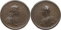 Frankreich - Lothringen Bronzemedaille v. St. Urbain, auf Herzog Franz, 1634 - 1641 und Gemahlin Claudia von Lothringen -