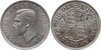 Großbritannien 1/2 Crown George VI., 1936 - 1952 -