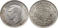 Großbritannien 1/2 Crown George VI., 1936 - 1952 -