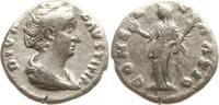 Römische Kaiserzeit Denar Diva Faustina I, DIVA - FAVSTINA / CONS E - C RATIO, Ceres n.l. -