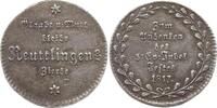 Königreich Württemberg, Stadt Reutlingen Silberabschlag von den Stempeln des Dukaten auf die 300-Jahrfeier der Reformation -