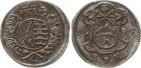Sachsen, Kurfürstentum 1 Pfennig Friedrich August I., 1694 - 1733, Leipzig -