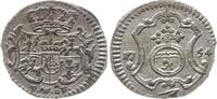 Sachsen, Kurfürstentum 1 Pfennig Friedrich August II., 1733 - 1763, Dresden -