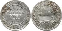 Braunschweig-Calenberg-Hannover 6 Mariengroschen Feinsilber Ernst August, 1679 - 1698, Clausthal -