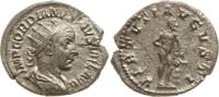 Römische Kaiserzeit Antoninian Gordianus III., IMP GORDIANVS PIVS FEL AVG / VIRTVTI AVGVSTI, Hercules n.r. -