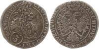 RDR, Haus Habsburg, Schlesien Groschen (3 Kreuzer) Leopold I., 1657 - 1705, Breslau -