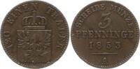 Preußen, Königreich 3 Pfennig Friedrich Wilhelm IV., 1840 - 1861 -