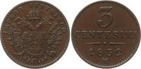 Österreich - Lombardei und Venetien 3 Centesimi Franz Joseph, 1848 - 1916, Mailand -